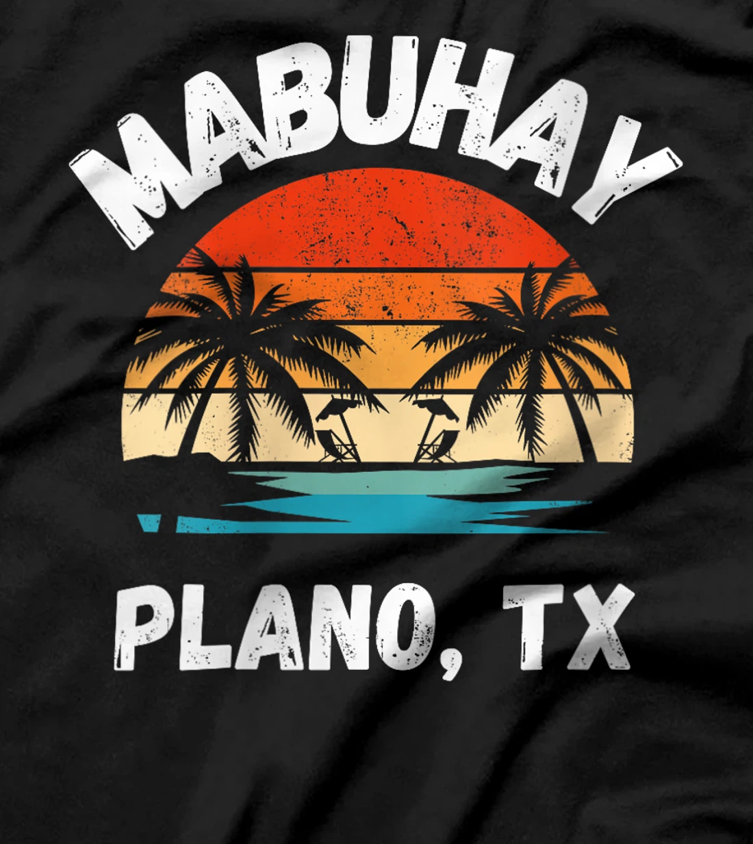 Womens Mabuhay Plano Texas Proud Filipino Pinoy T-Shirt