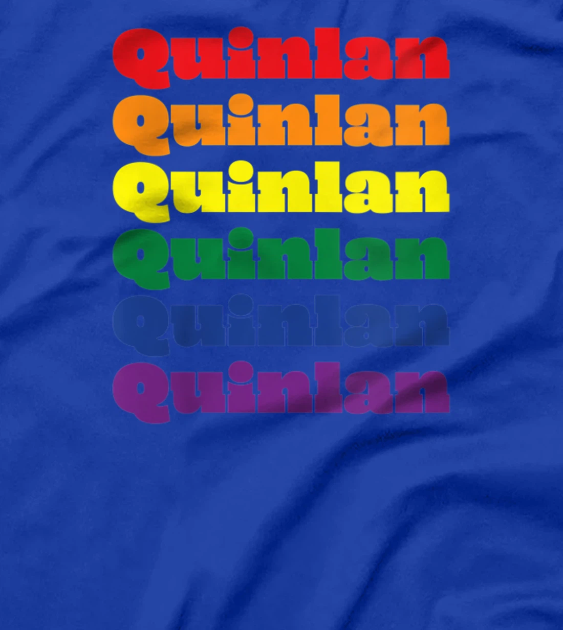 Womens Quinlan Texas LGBTQ Gay Pride Month Rainbow Solidarity T-Shirt