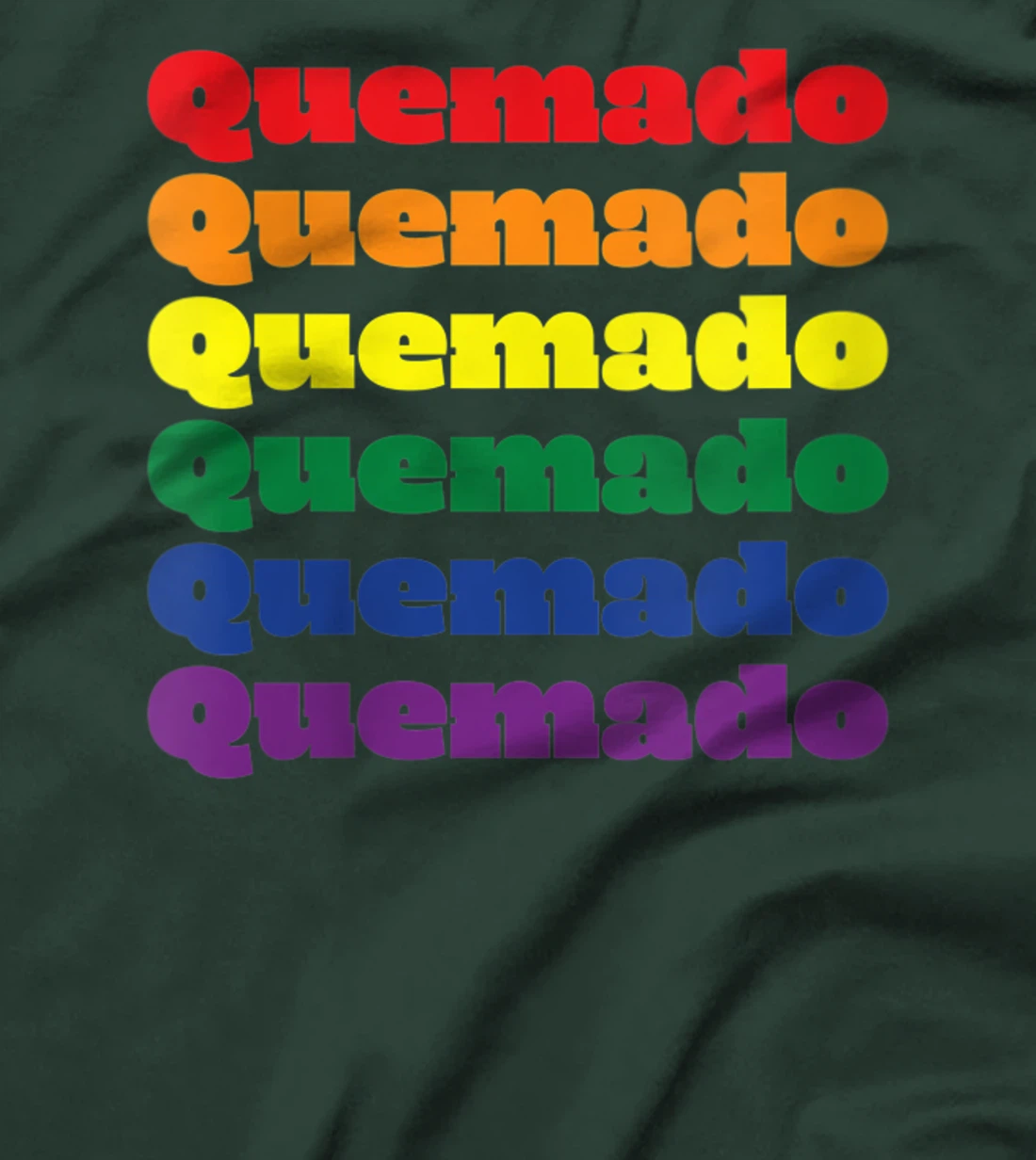 Womens Quemado Texas LGBTQ Gay Pride Month Rainbow Solidarity T-Shirt