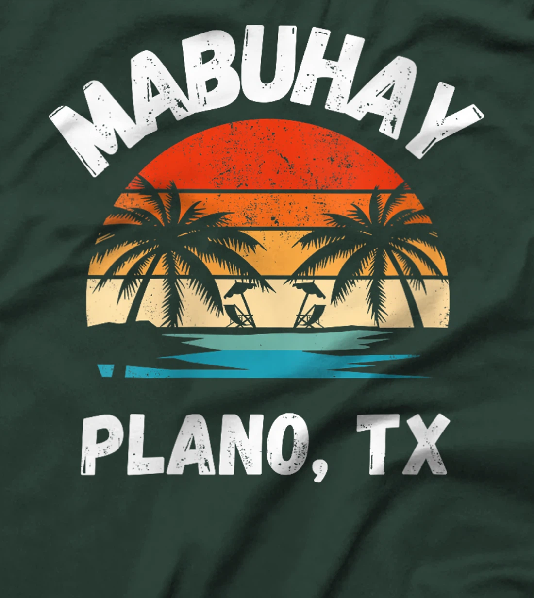 Womens Mabuhay Plano Texas Proud Filipino Pinoy T-Shirt