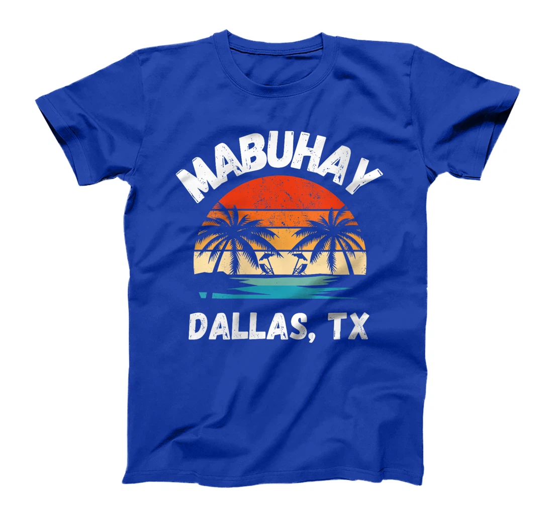 Womens Mabuhay Dallas Texas Proud Filipino Pinoy T-Shirt