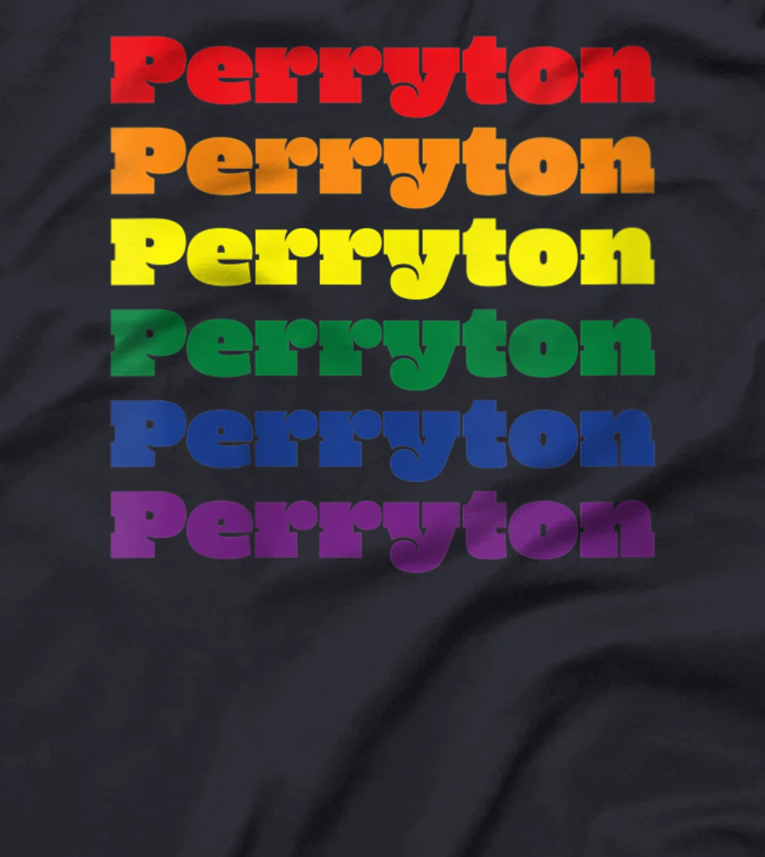 Womens Perryton Texas LGBTQ Gay Pride Month Rainbow Solidarity T-Shirt