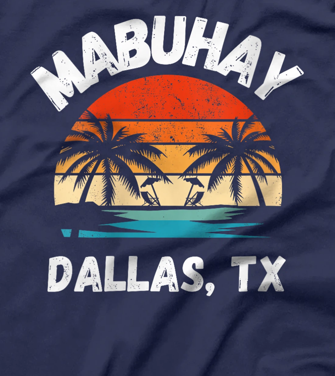 Womens Mabuhay Dallas Texas Proud Filipino Pinoy T-Shirt