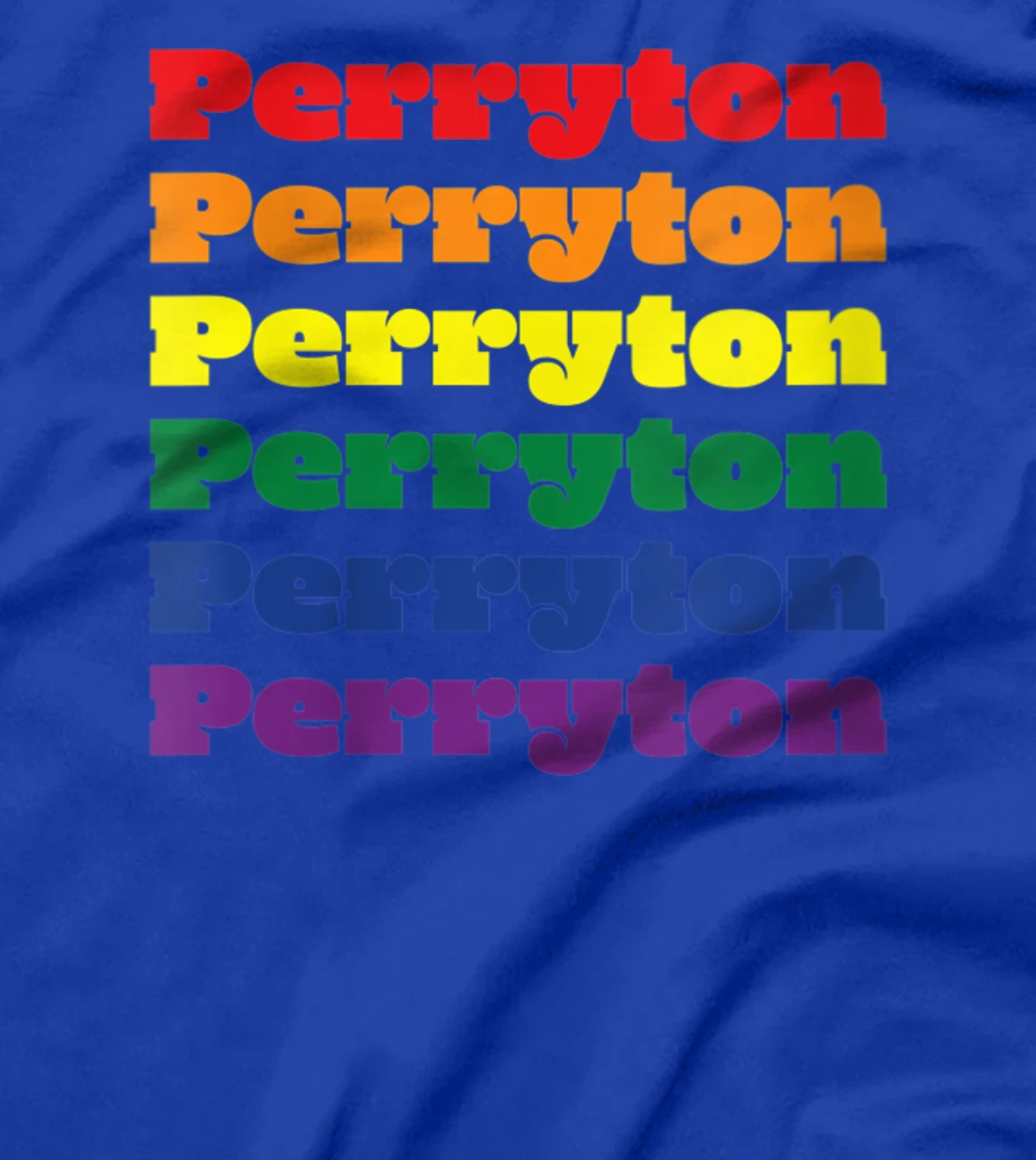 Womens Perryton Texas LGBTQ Gay Pride Month Rainbow Solidarity T-Shirt