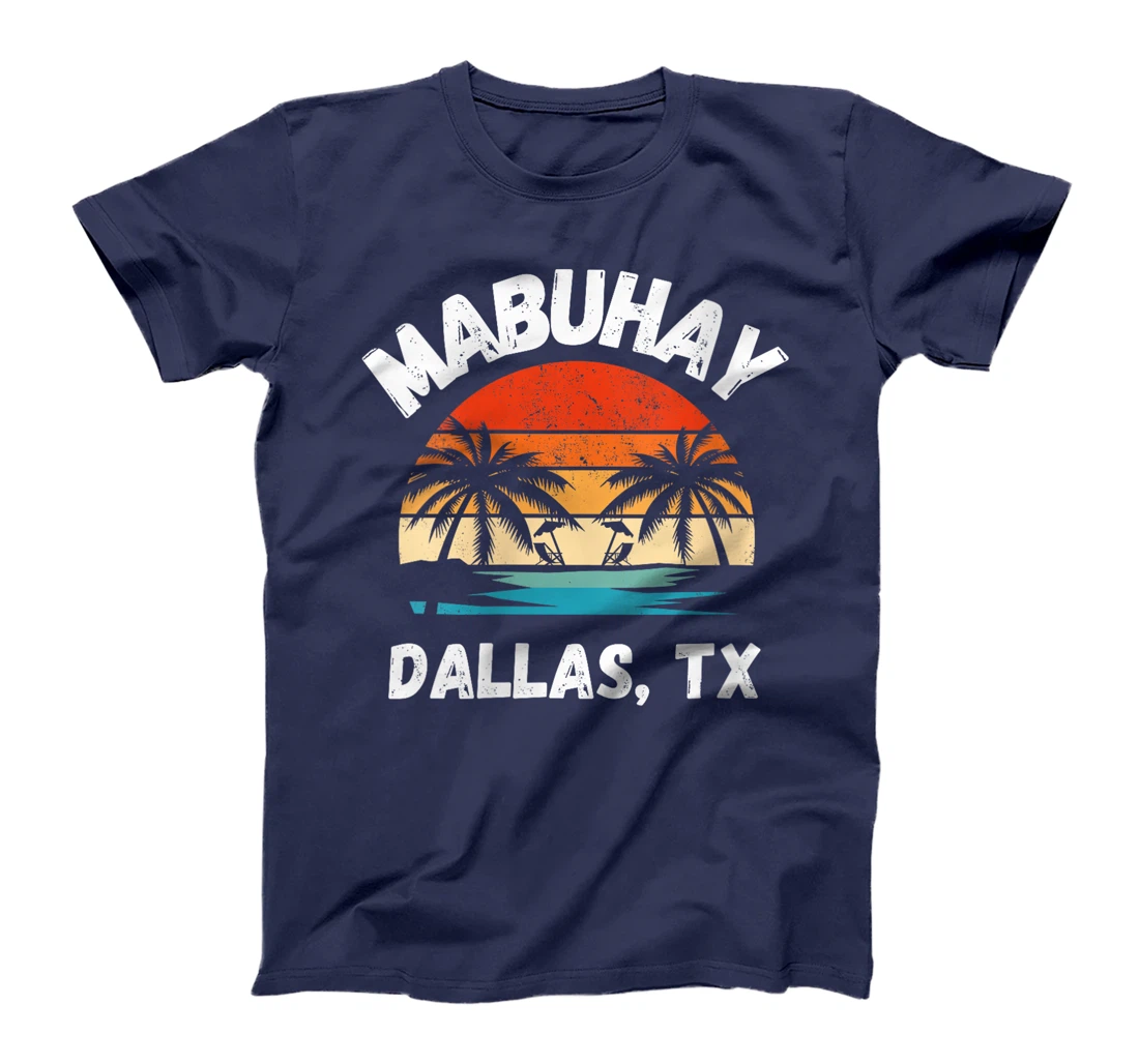 Womens Mabuhay Dallas Texas Proud Filipino Pinoy T-Shirt