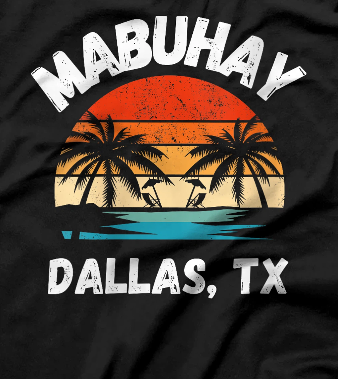 Womens Mabuhay Dallas Texas Proud Filipino Pinoy T-Shirt