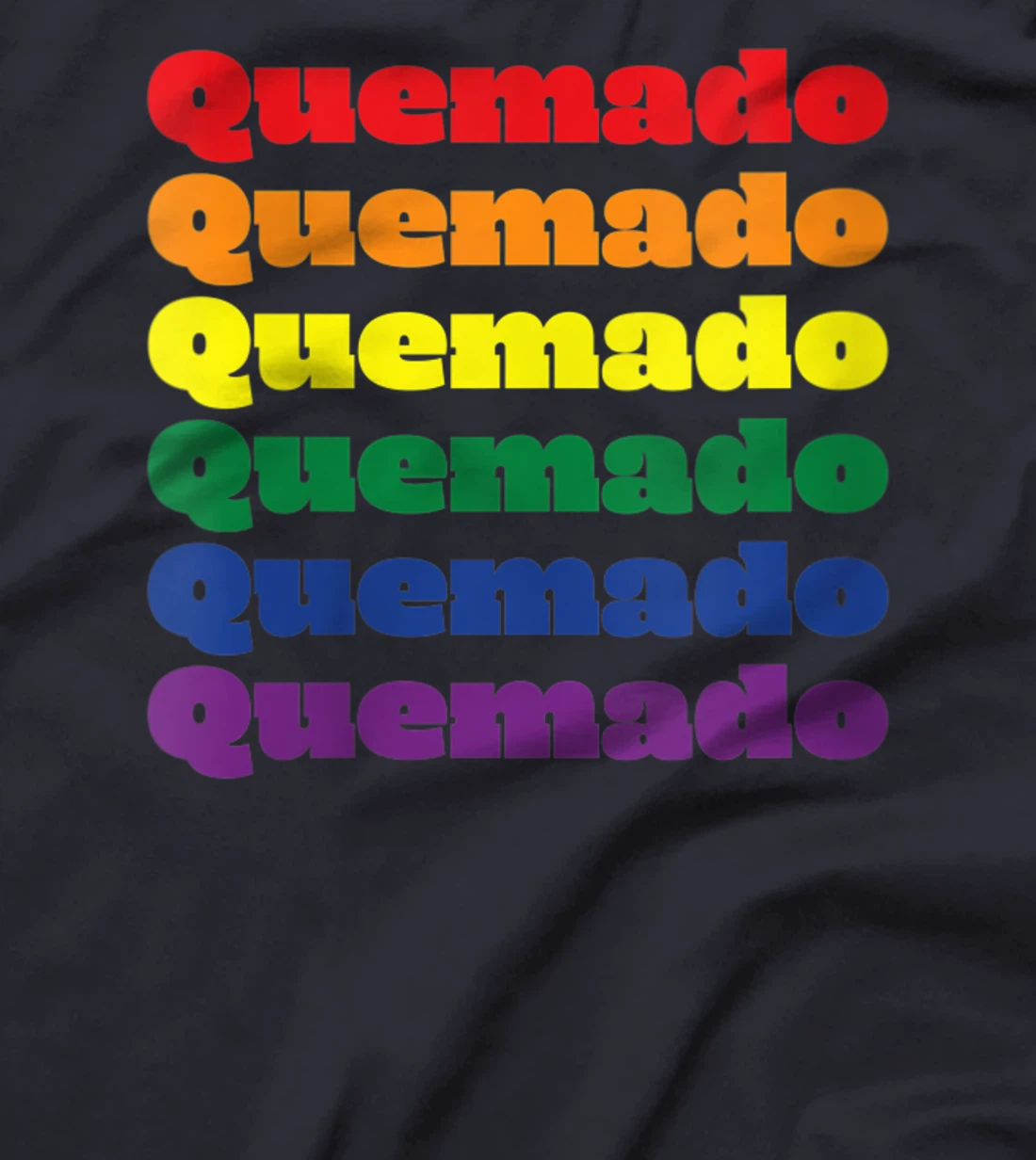 Womens Quemado Texas LGBTQ Gay Pride Month Rainbow Solidarity T-Shirt