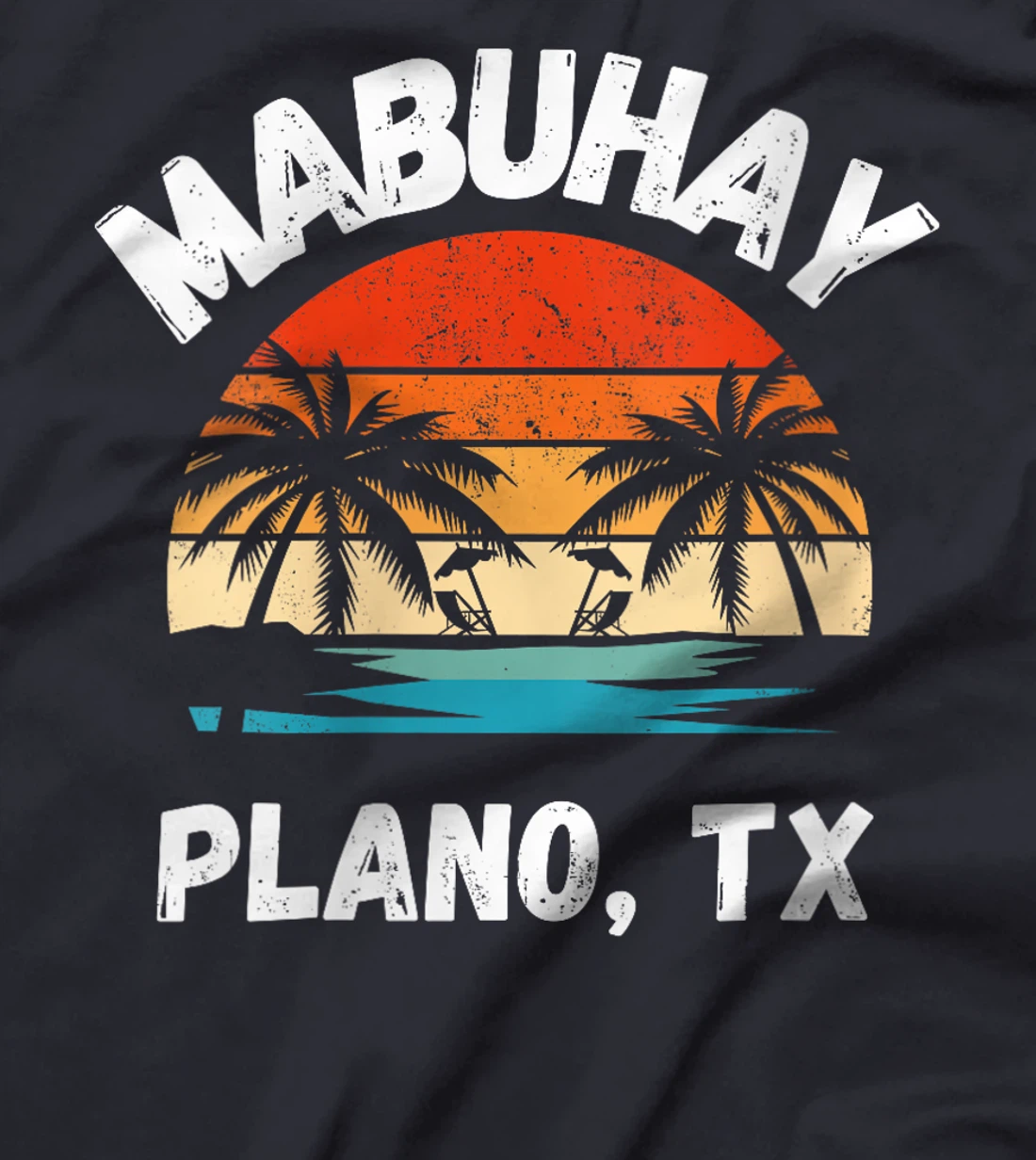 Womens Mabuhay Plano Texas Proud Filipino Pinoy T-Shirt