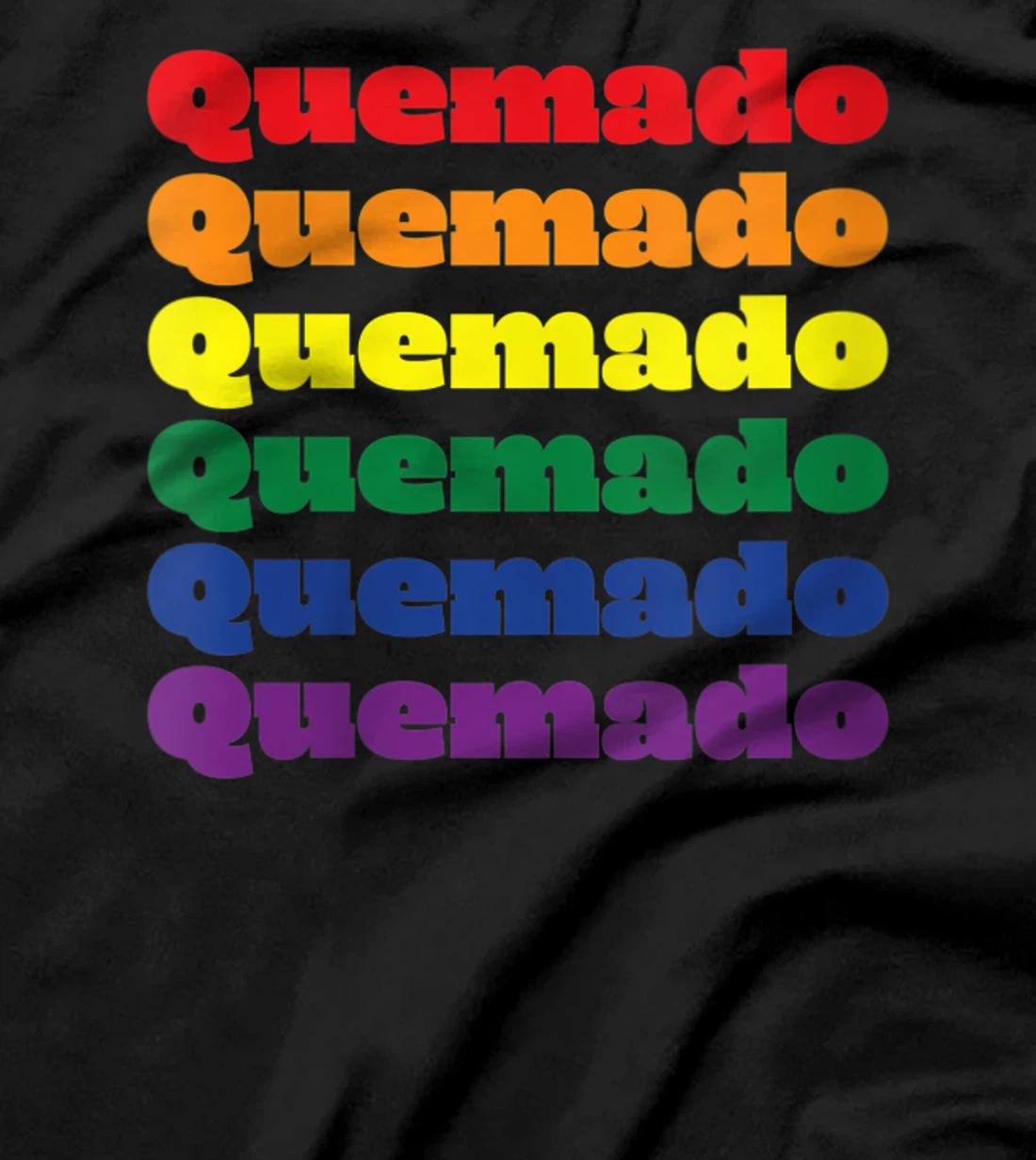 Womens Quemado Texas LGBTQ Gay Pride Month Rainbow Solidarity T-Shirt