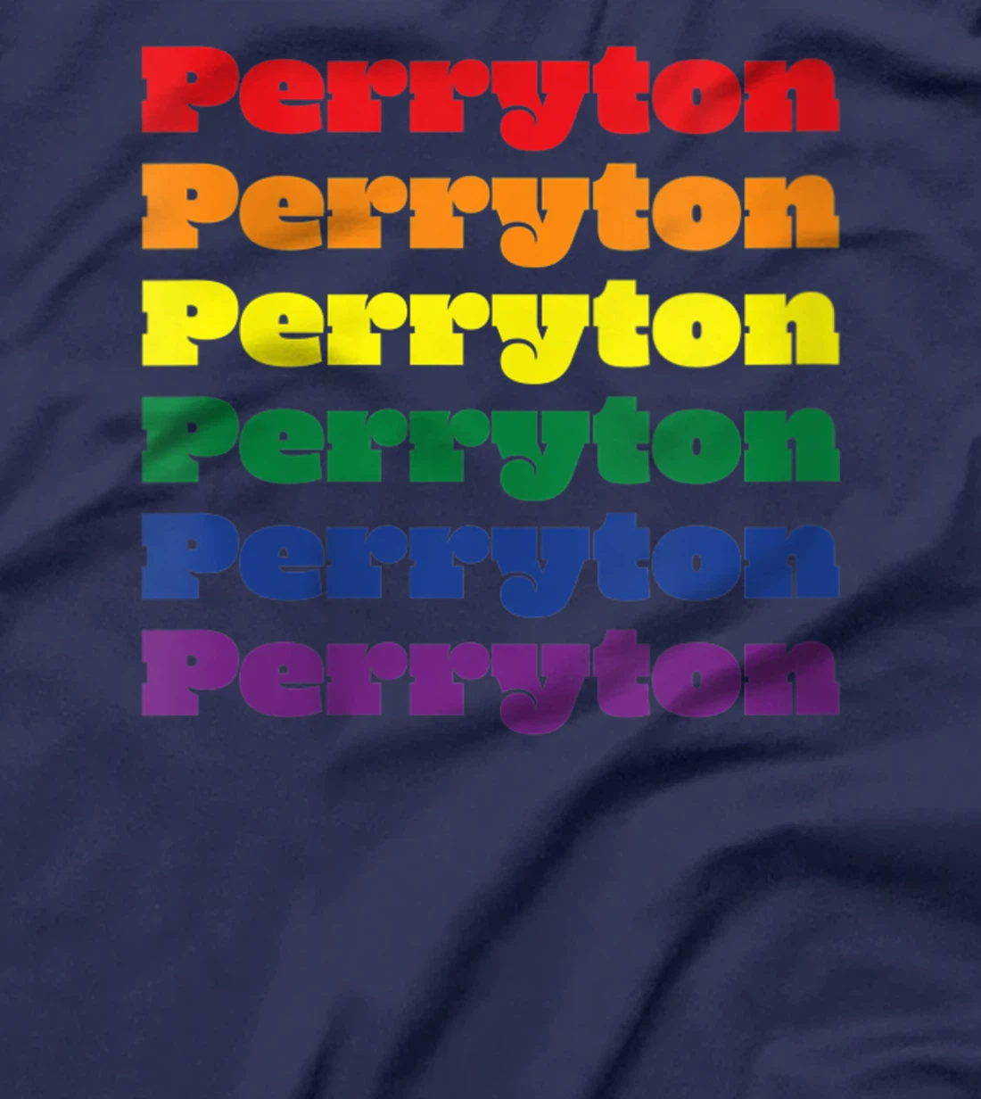 Womens Perryton Texas LGBTQ Gay Pride Month Rainbow Solidarity T-Shirt