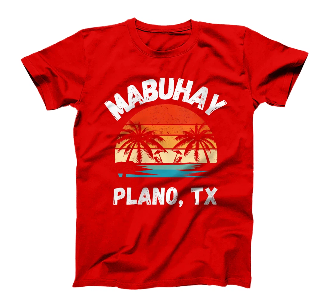 Womens Mabuhay Plano Texas Proud Filipino Pinoy T-Shirt