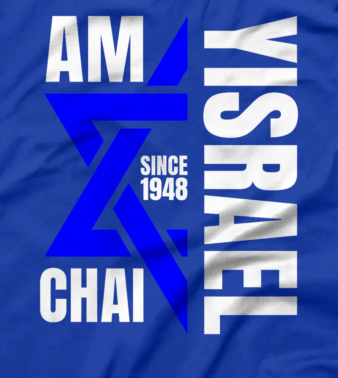 Am Yisrael Chai Israel 1948 Jewish Magen David Hebrew IDF Premium T-Shirt