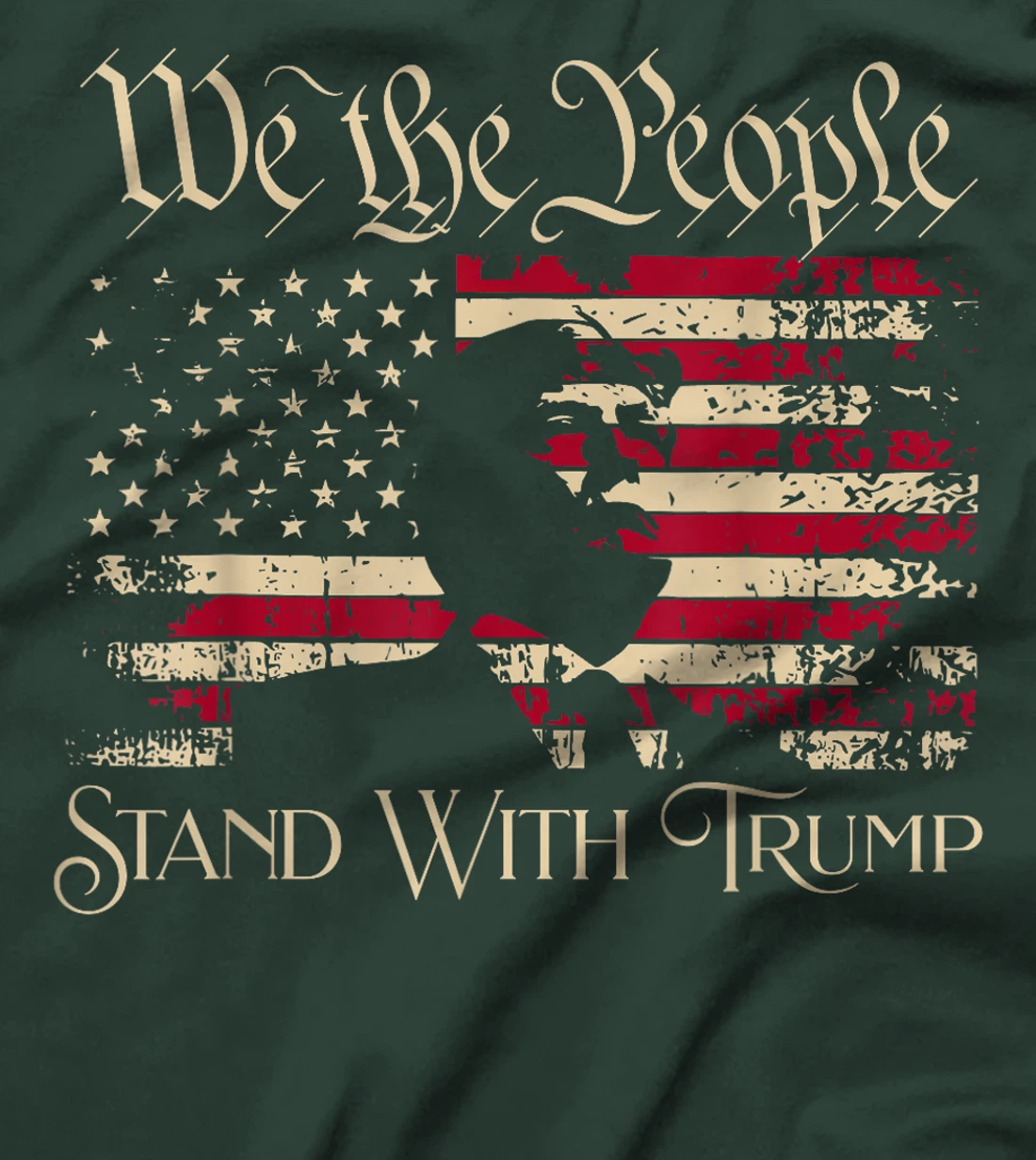 We The People Stand With Trump Support Trump Election 2024 T-Shirt