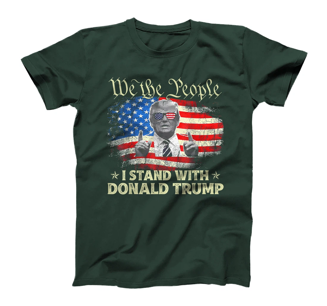 We The People I Stand With Donald Trump 2024 4th Of July T-Shirt