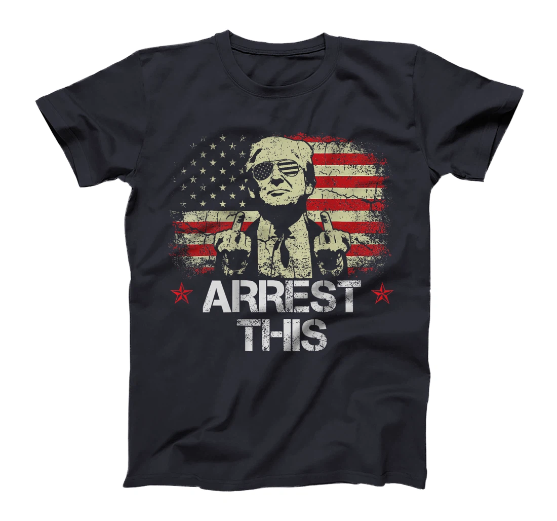 Trump Arrest This Funny Pro Trump 2024 (on Back) T-Shirt