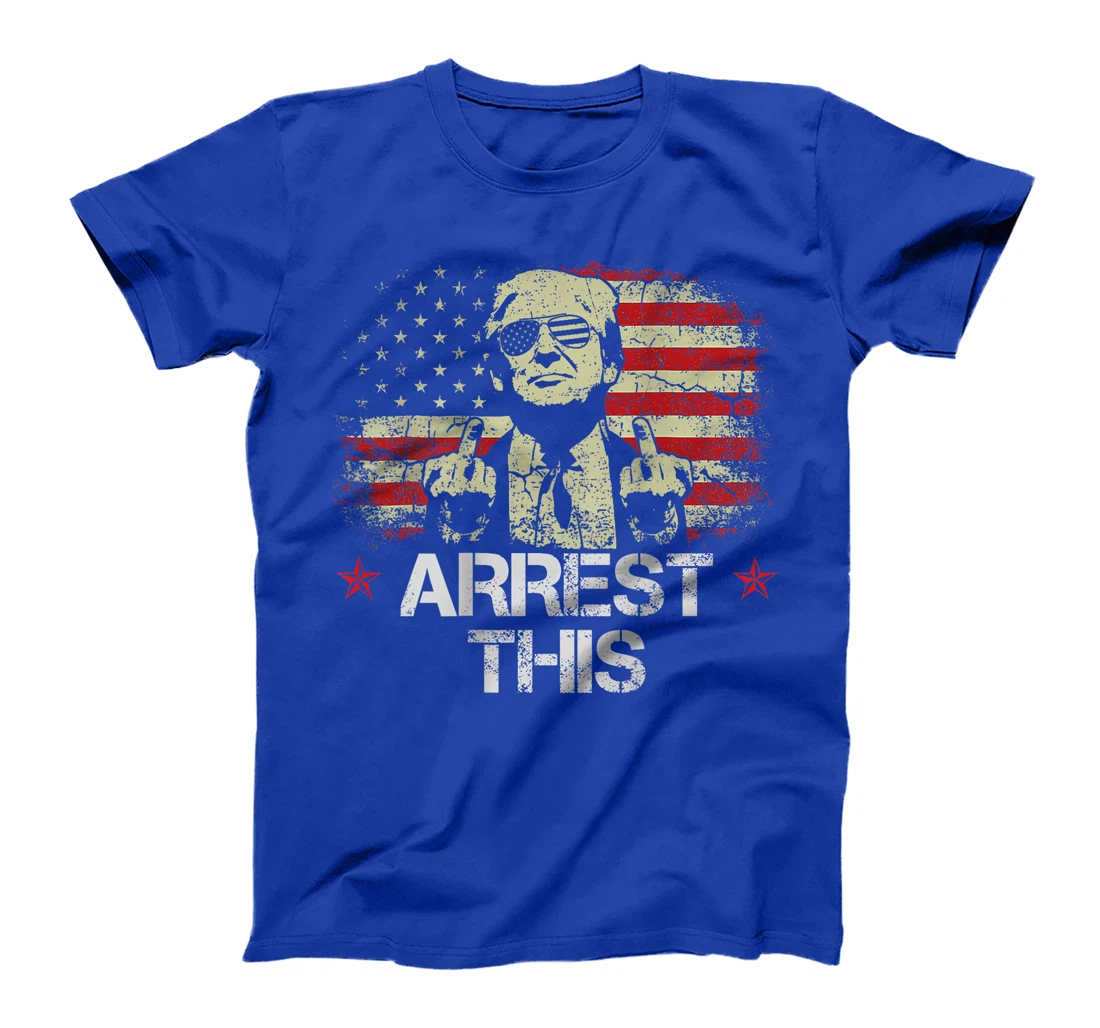 Trump Arrest This Funny Pro Trump 2024 (on Back) T-Shirt