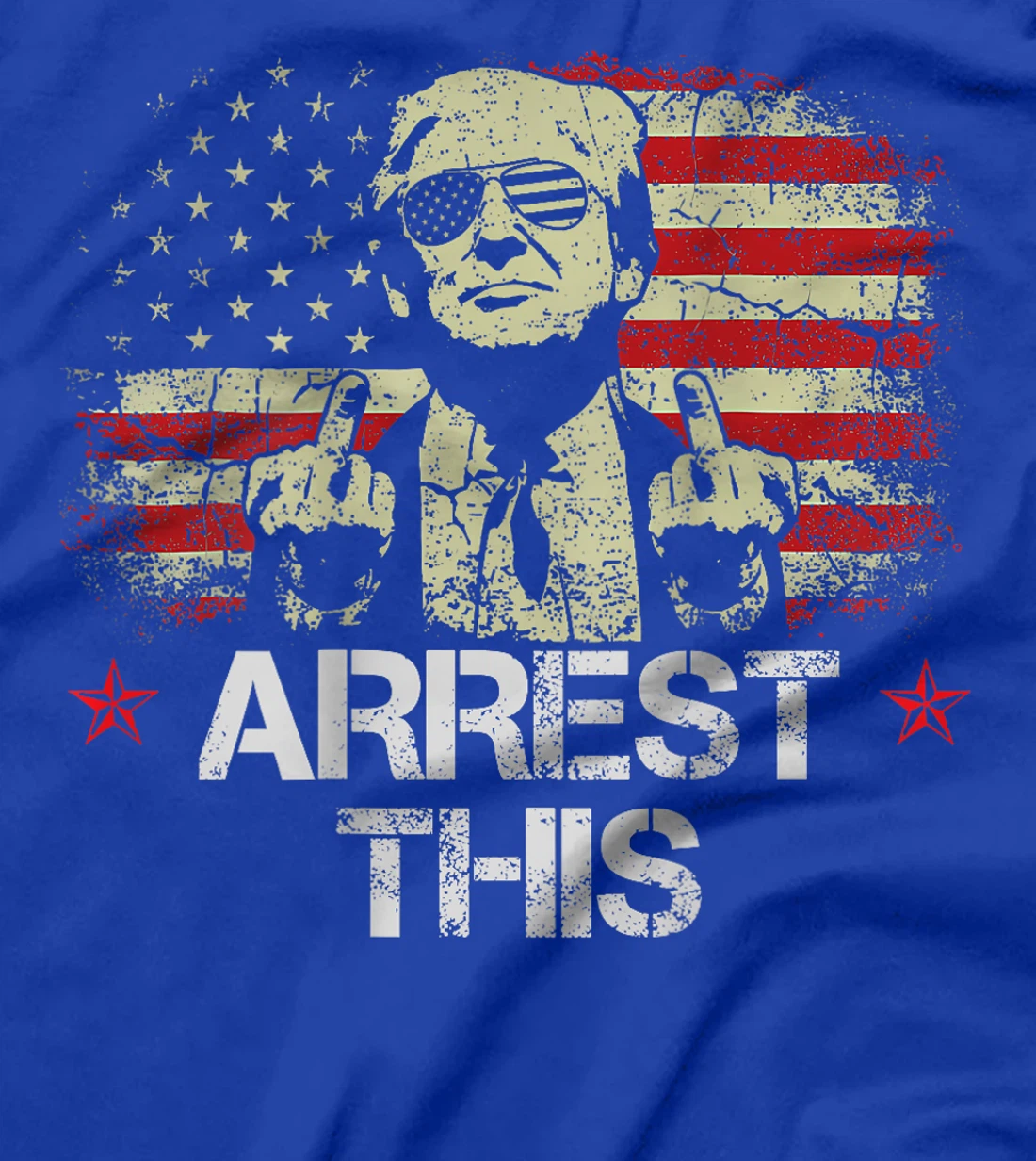 Trump Arrest This Funny Pro Trump 2024 (on Back) T-Shirt