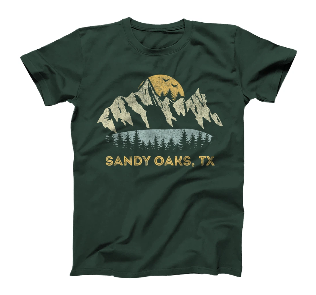 Sandy Oaks Texas Mountain Sunset Sunrise TX T-Shirt
