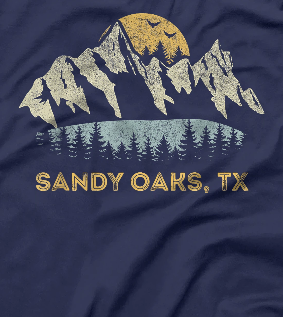 Sandy Oaks Texas Mountain Sunset Sunrise TX T-Shirt