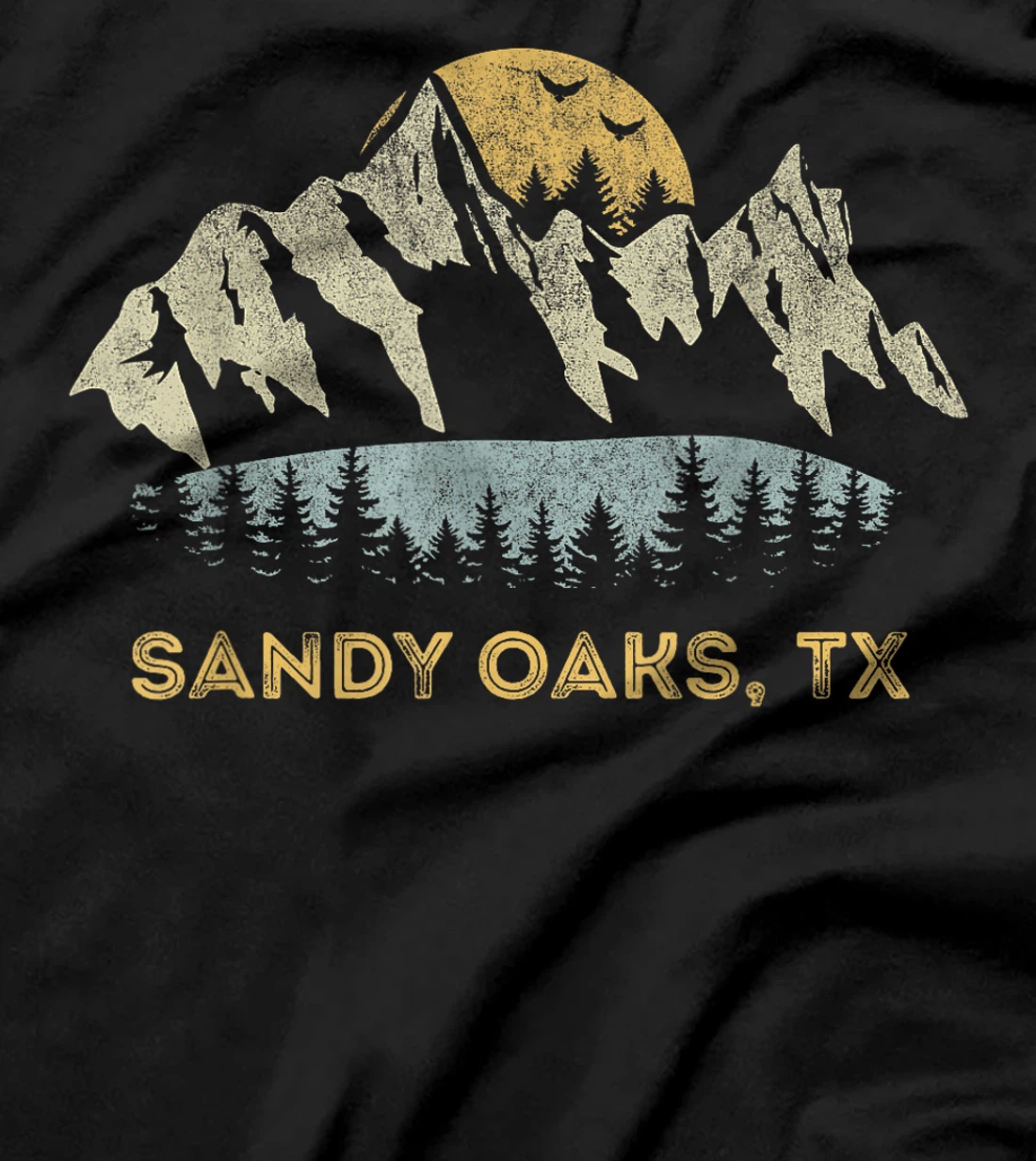 Sandy Oaks Texas Mountain Sunset Sunrise TX T-Shirt