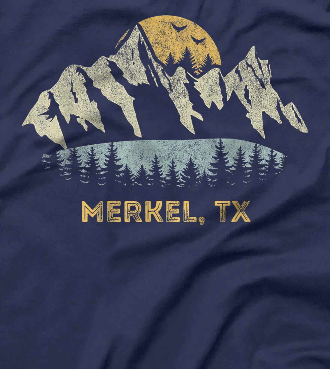 Merkel Texas Mountain Sunset Sunrise TX T-Shirt