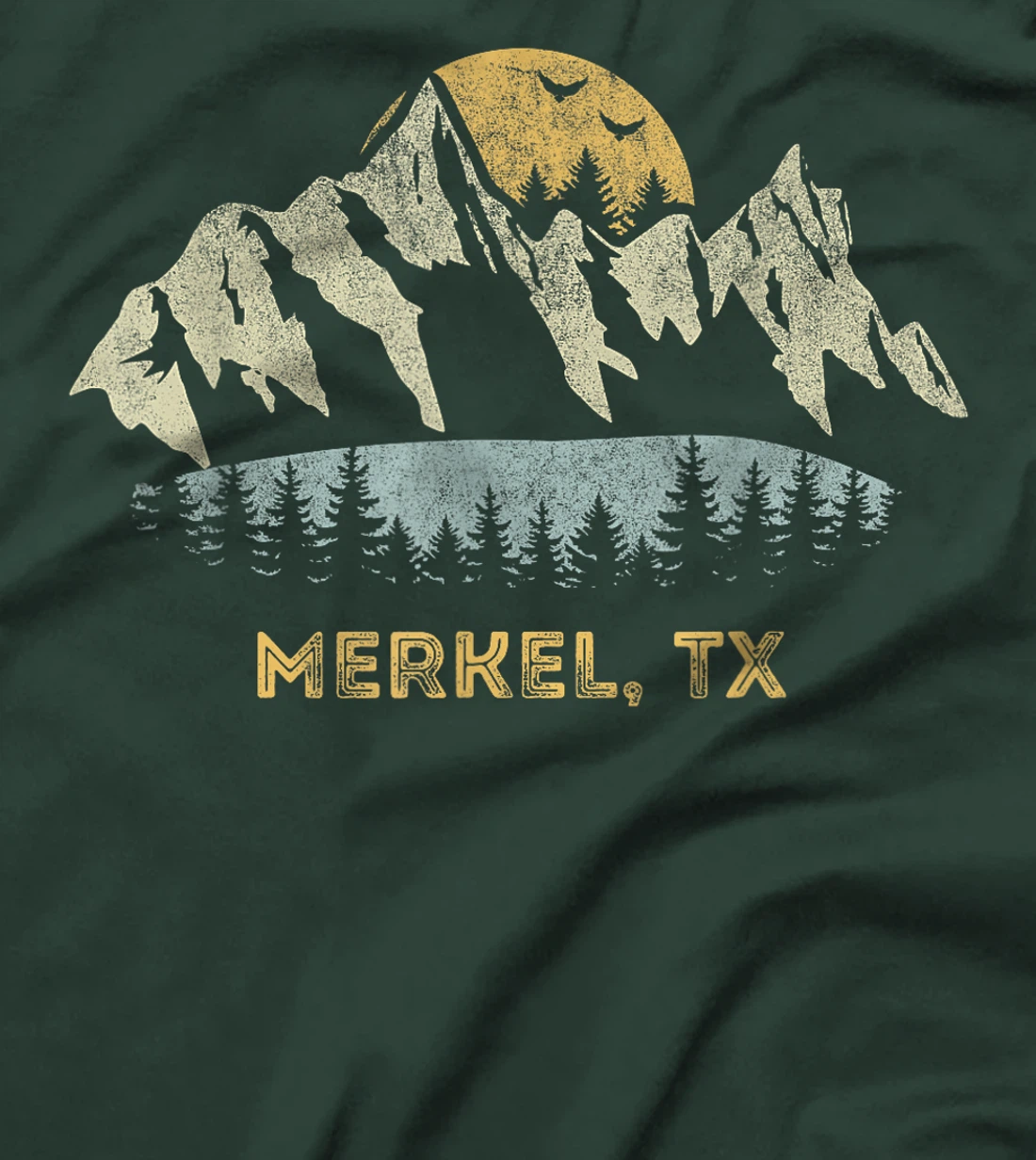Merkel Texas Mountain Sunset Sunrise TX T-Shirt