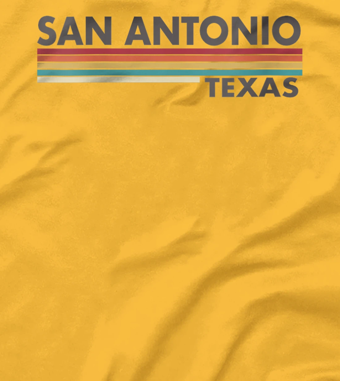Womens San Antonio - Texas - Vintage / Retro Stripes - Classic T-Shirt