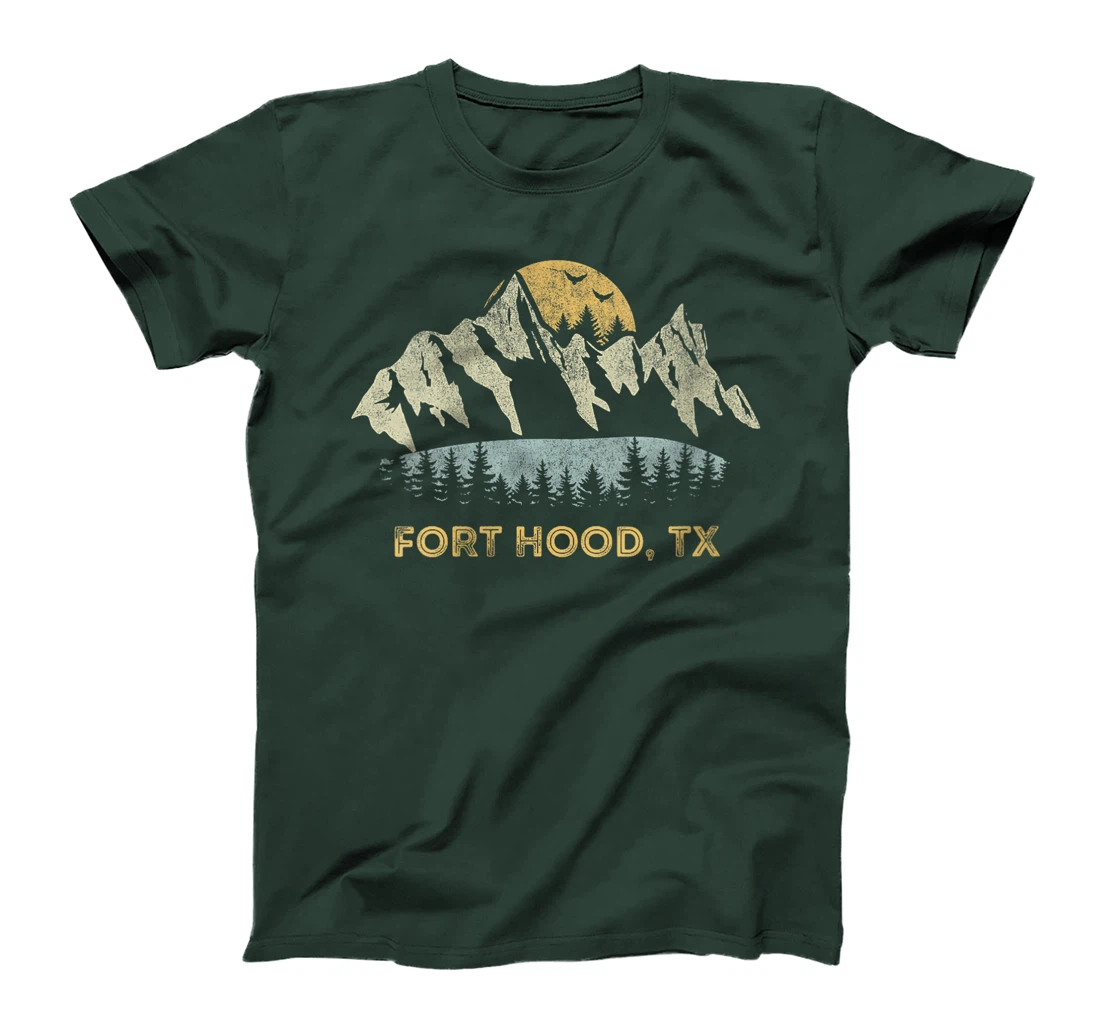 Womens Fort Hood Texas Mountain Sunset Sunrise TX T-Shirt