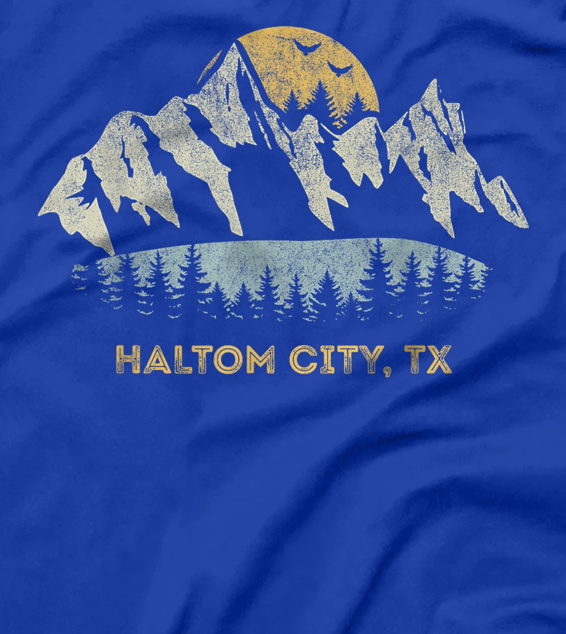 Haltom City Texas Mountain Sunset Sunrise TX T-Shirt