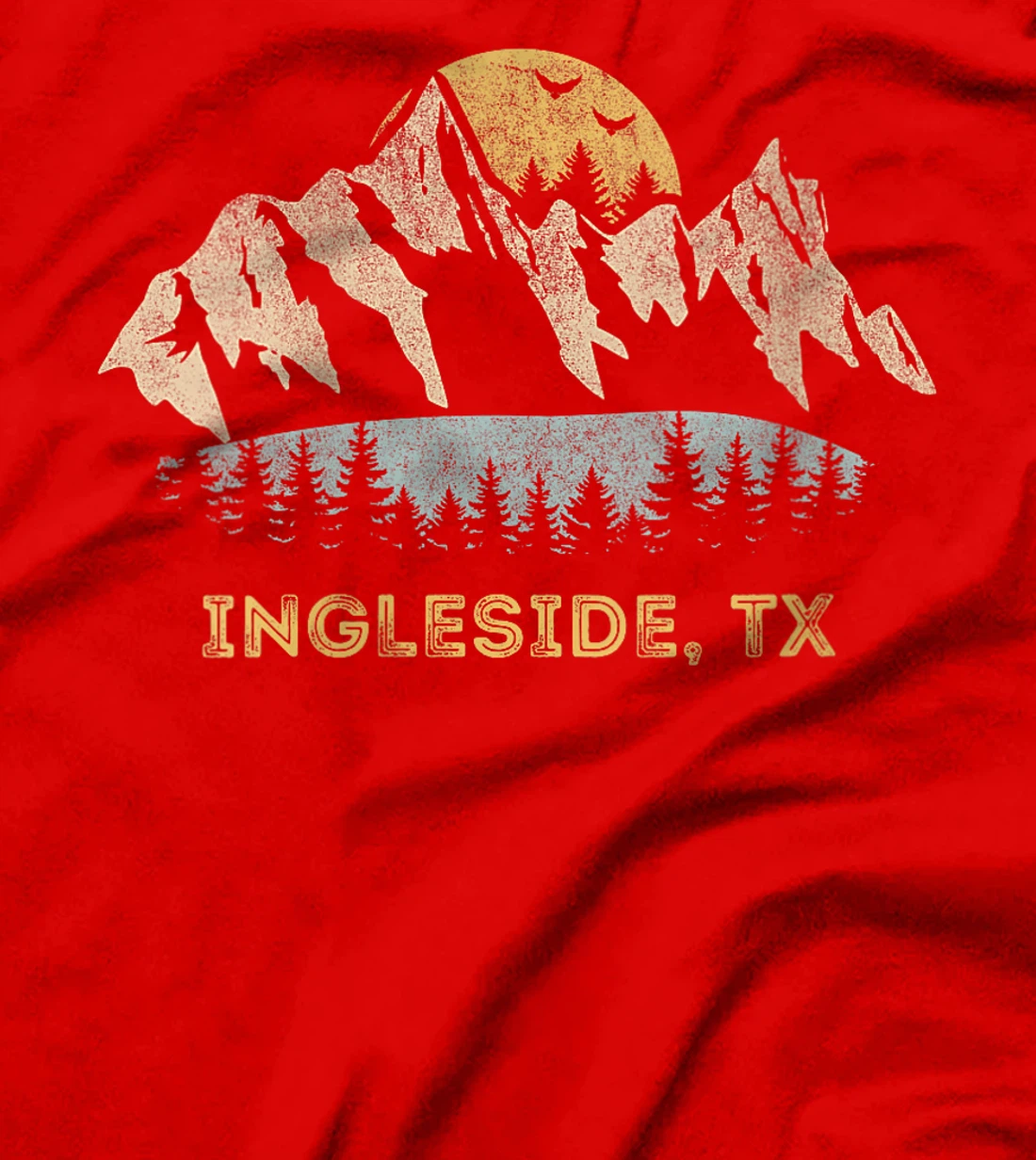 Womens Ingleside Texas Mountain Sunset Sunrise TX T-Shirt