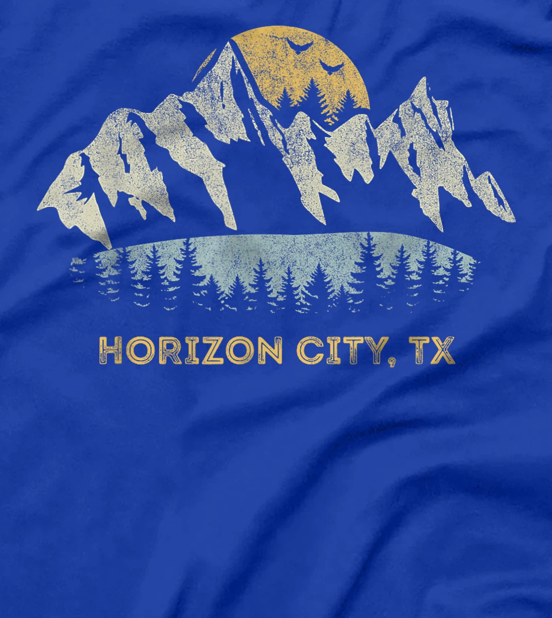 Horizon City Texas Mountain Sunset Sunrise TX T-Shirt