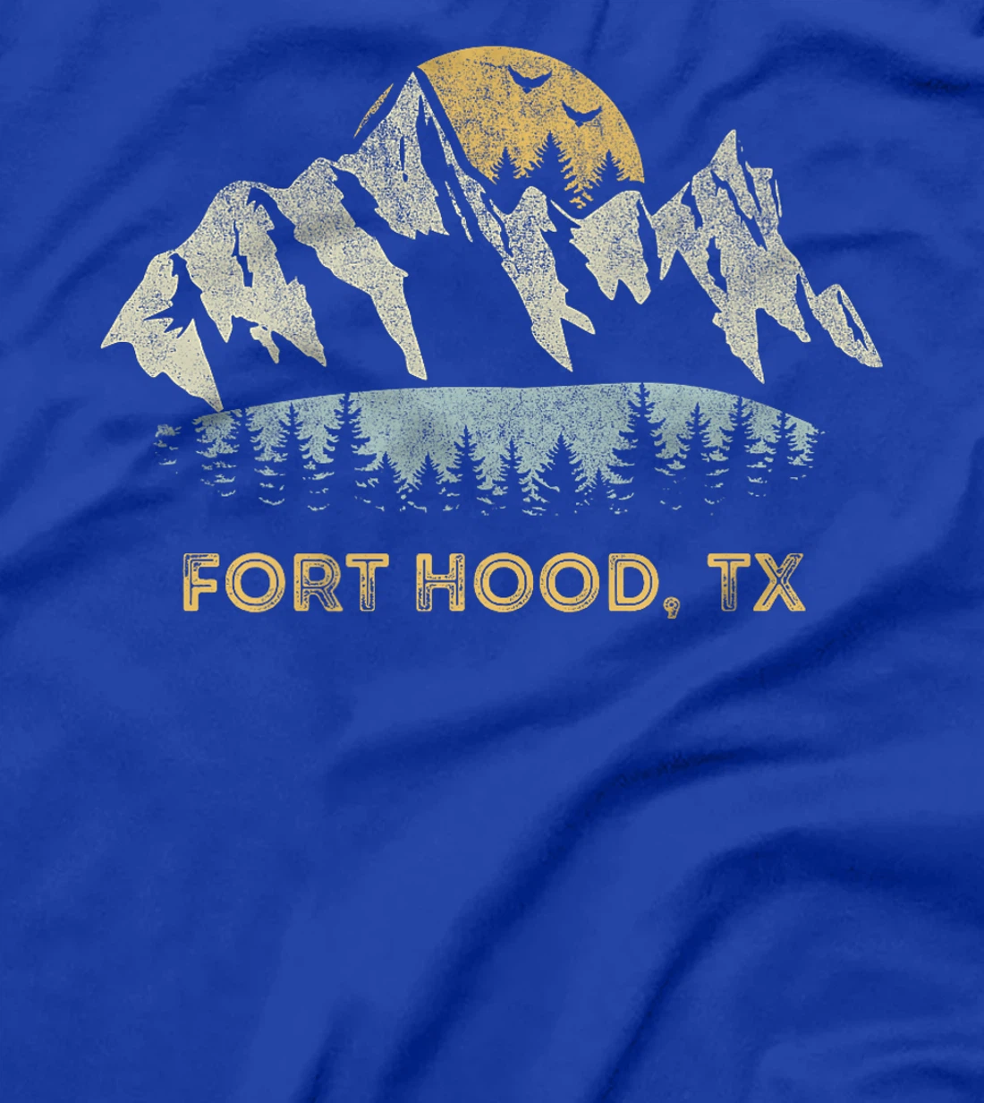 Fort Hood Texas Mountain Sunset Sunrise TX Premium T-Shirt