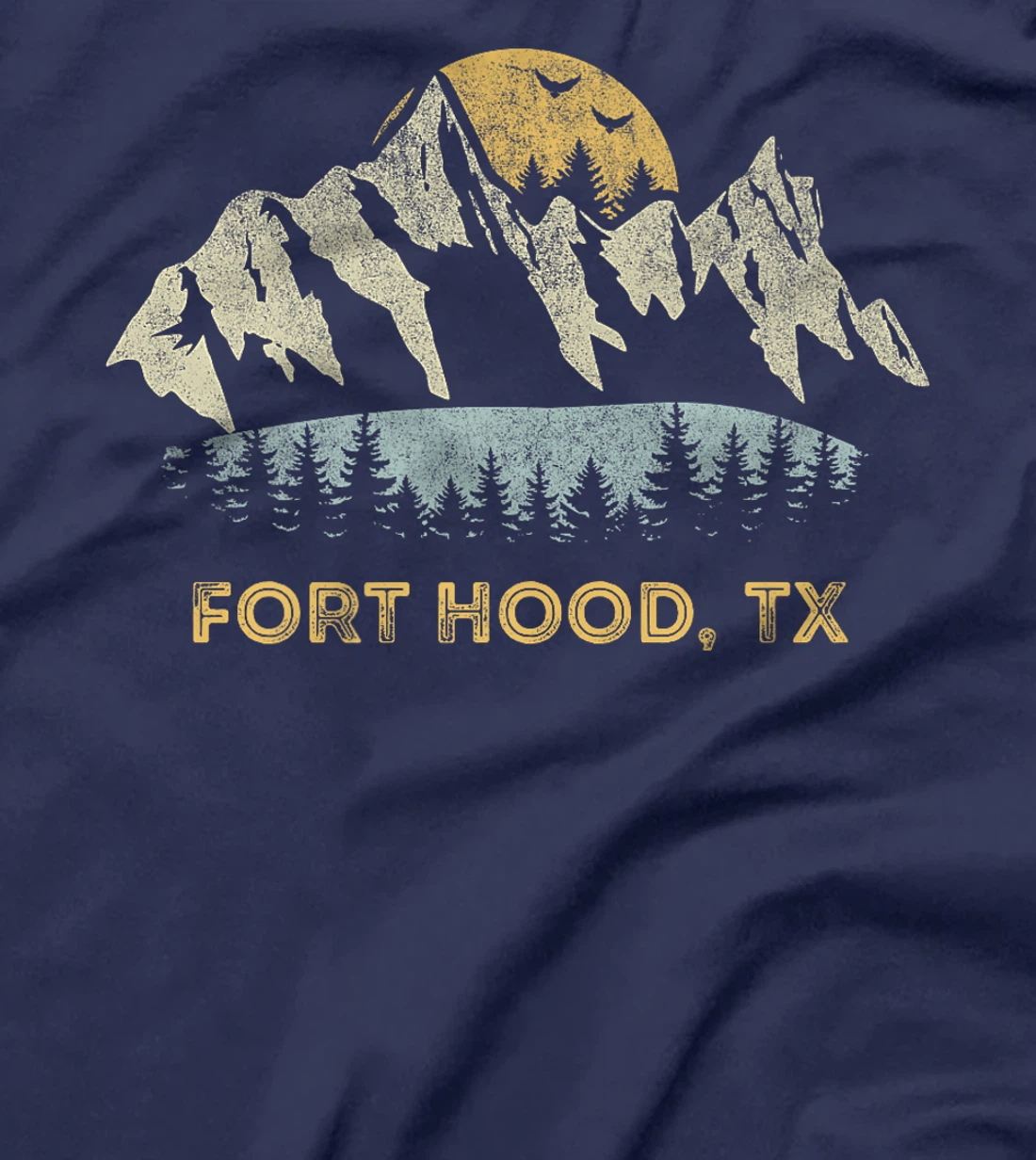 Fort Hood Texas Mountain Sunset Sunrise TX Premium T-Shirt