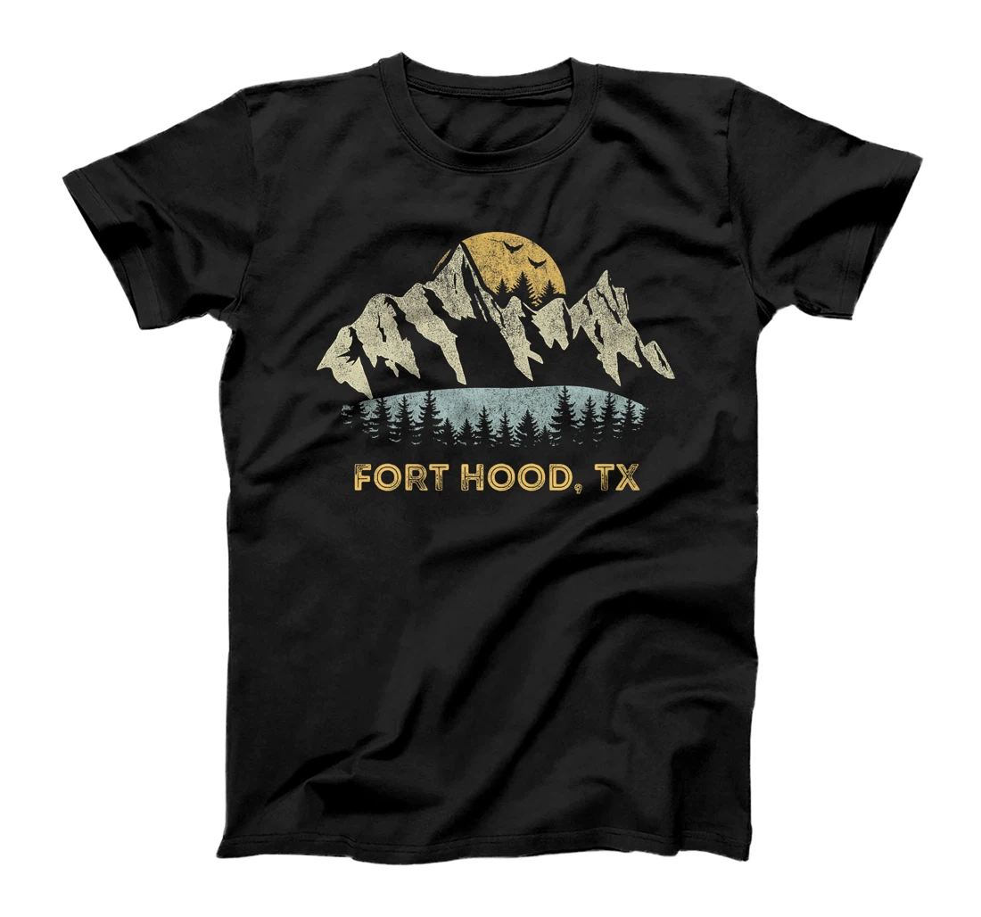Fort Hood Texas Mountain Sunset Sunrise TX Premium T-Shirt