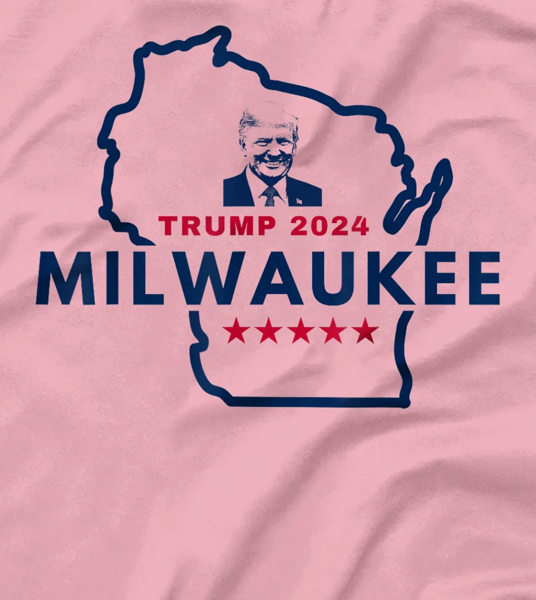 Trump Milwaukee GOP Republican Presidential Candidate 2024 T-Shirt