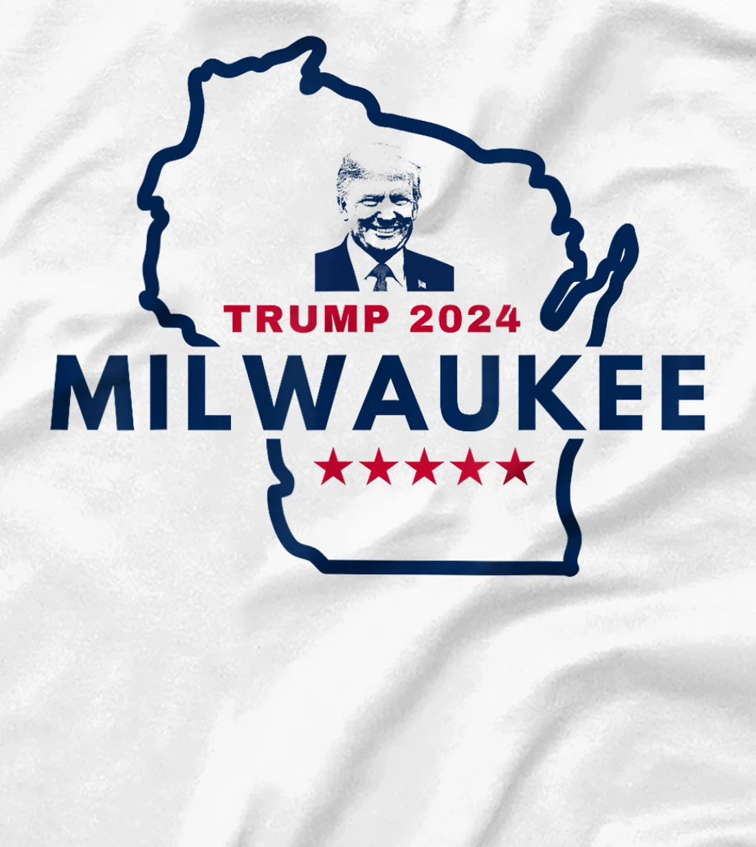 Trump Milwaukee GOP Republican Presidential Candidate 2024 T-Shirt