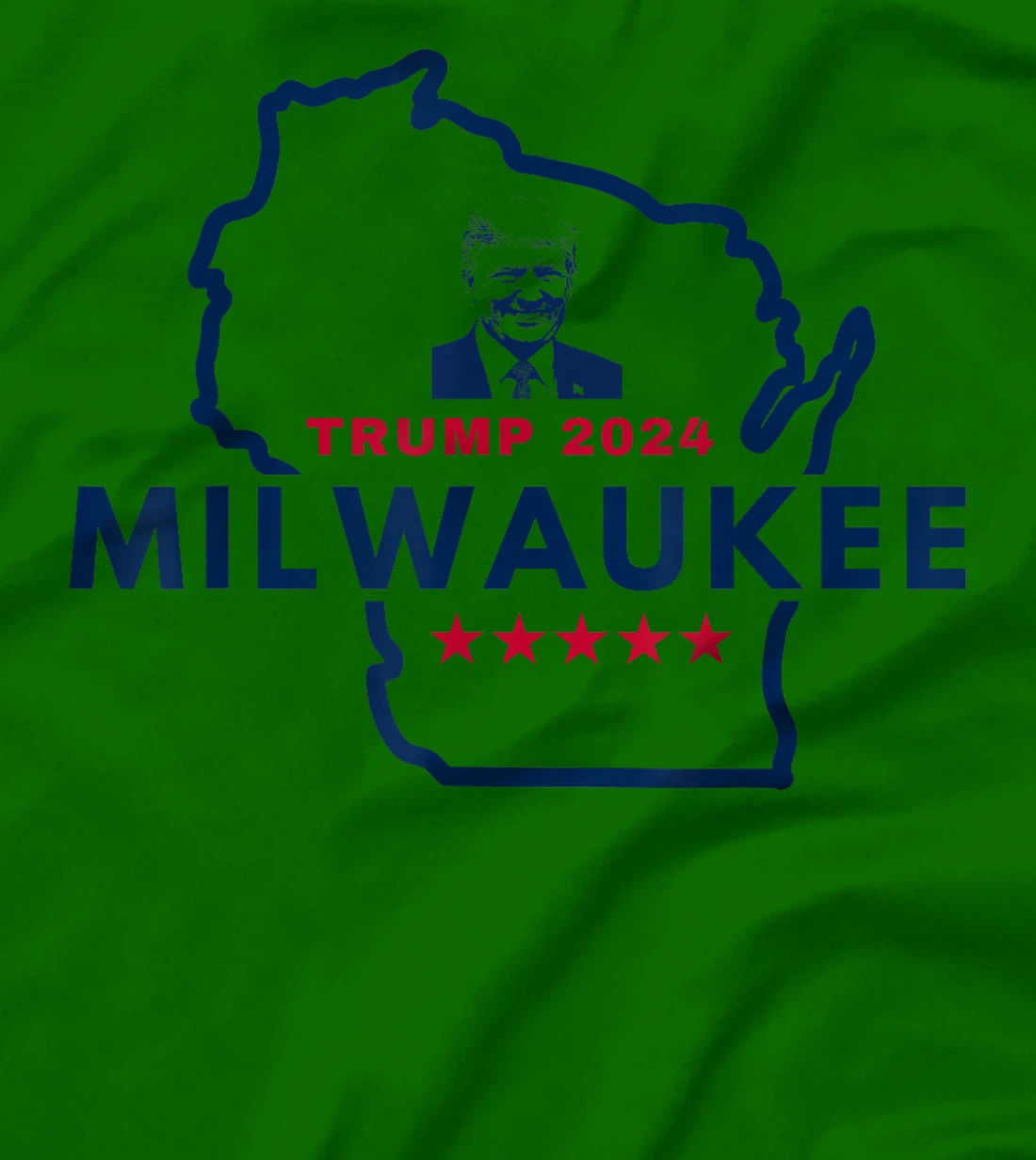 Trump Milwaukee GOP Republican Presidential Candidate 2024 T-Shirt