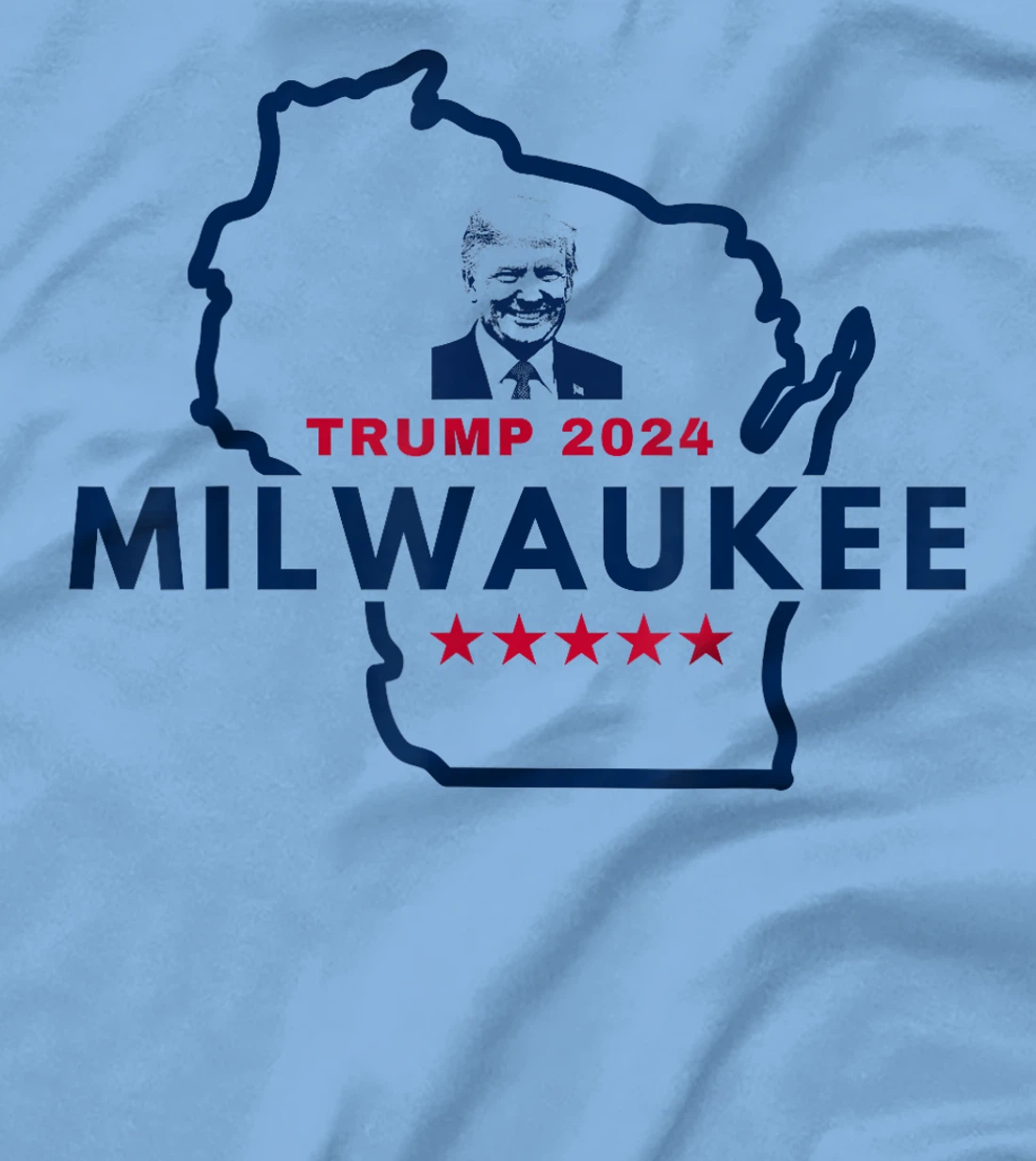 Trump Milwaukee GOP Republican Presidential Candidate 2024 T-Shirt