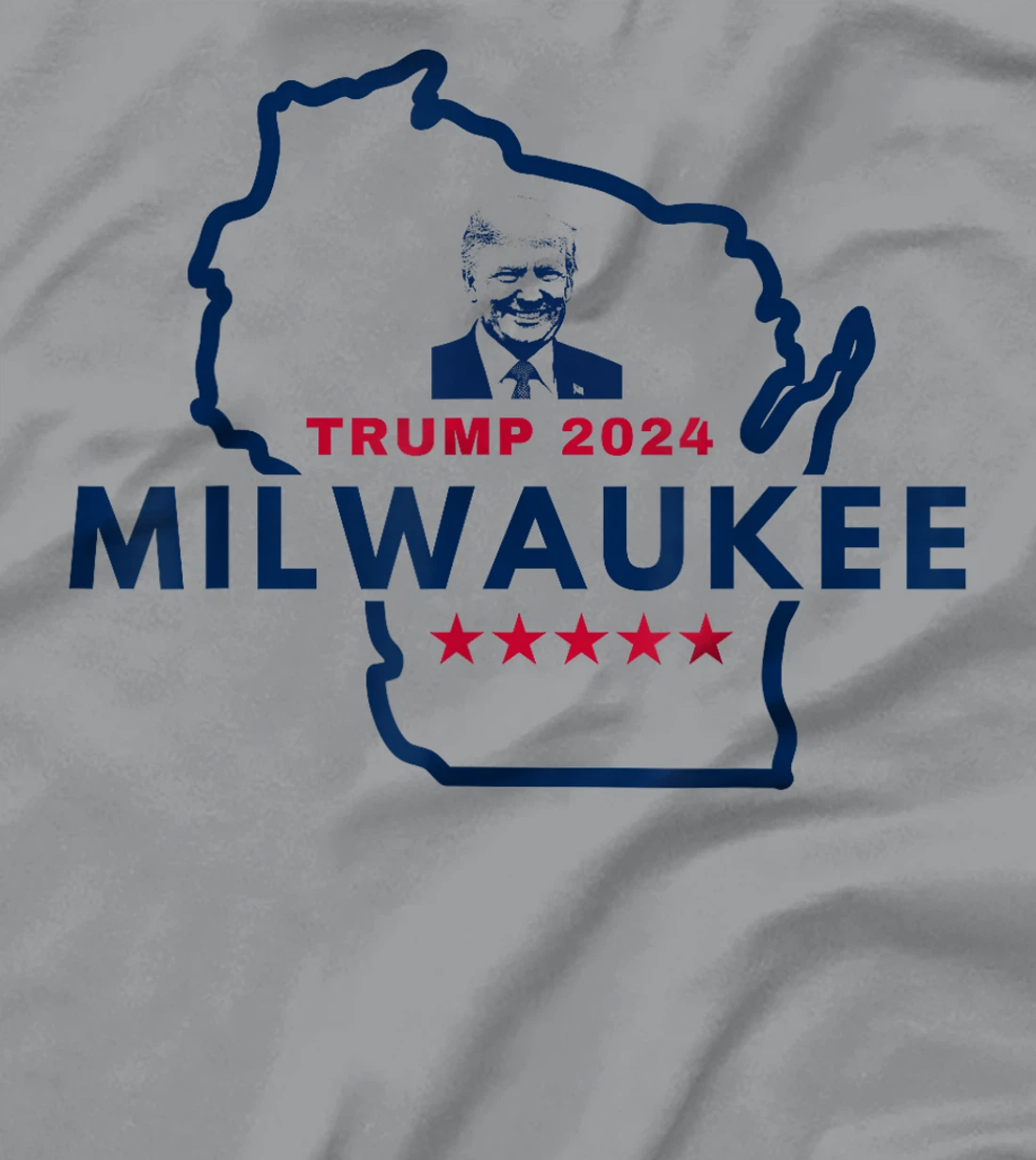 Trump Milwaukee GOP Republican Presidential Candidate 2024 T-Shirt