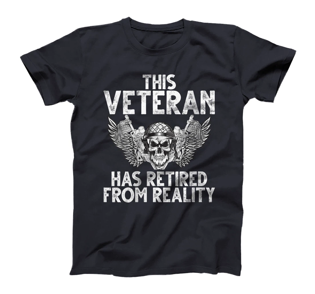 Womens This Veteran Has Retired from Reality Veteran T-Shirt