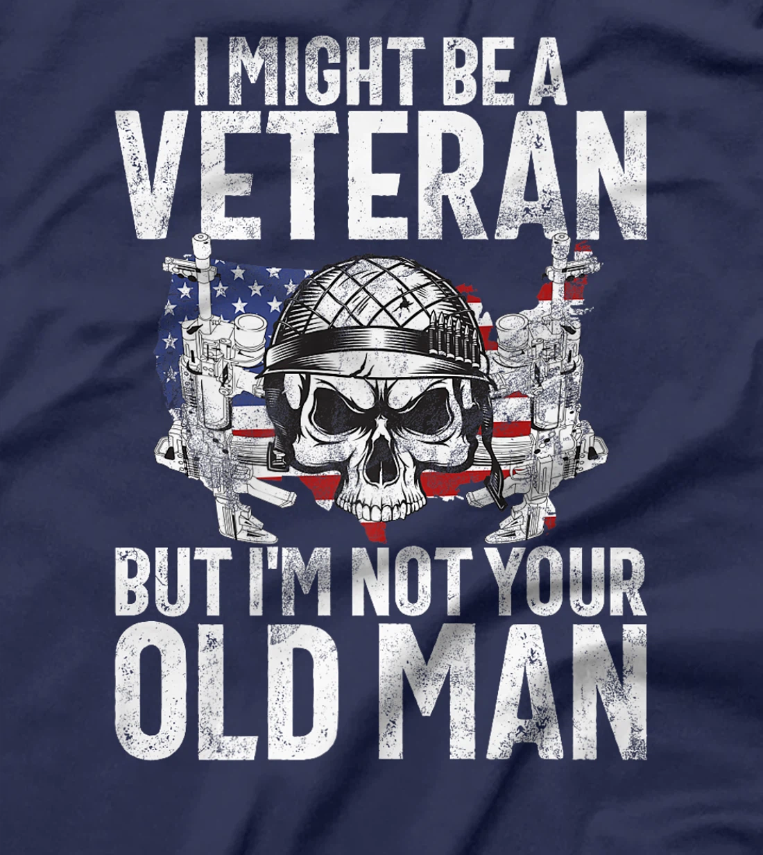 I Might Be a Veteran but I'm Not Your Old Man Veteran Premium T-Shirt