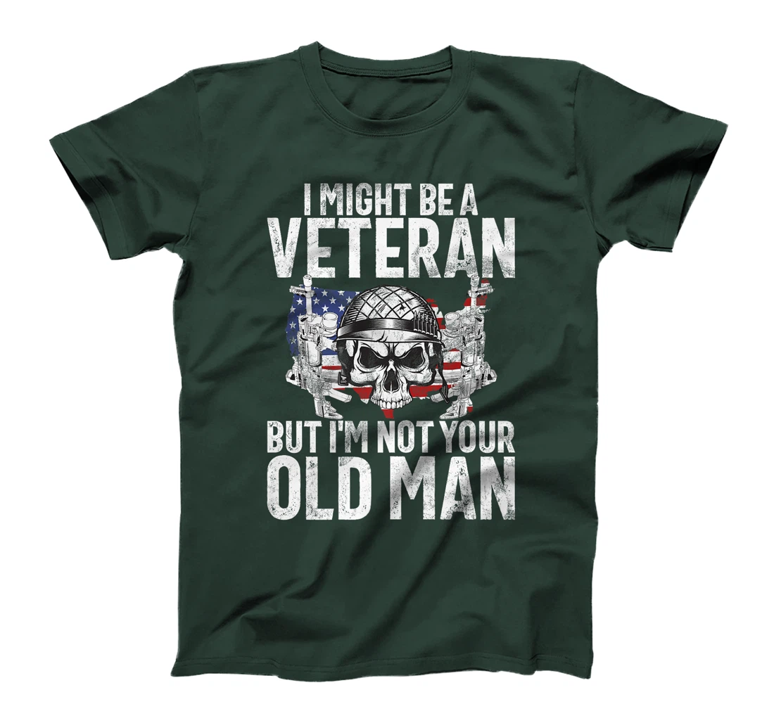 I Might Be a Veteran but I'm Not Your Old Man Veteran Premium T-Shirt