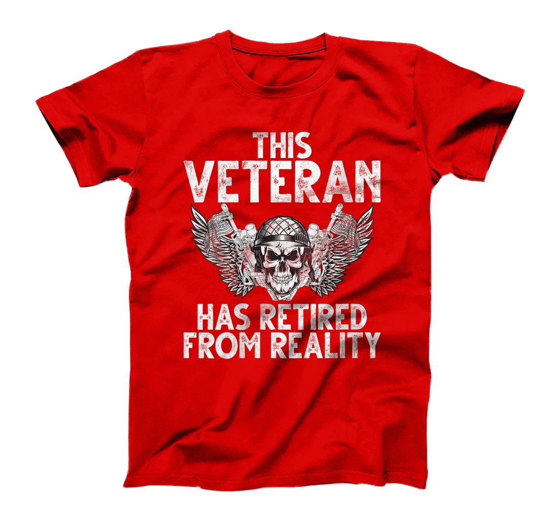 Womens This Veteran Has Retired from Reality Veteran T-Shirt