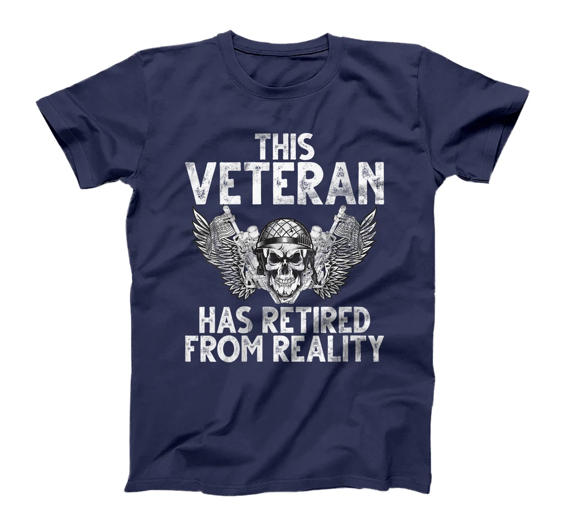 Womens This Veteran Has Retired from Reality Veteran T-Shirt