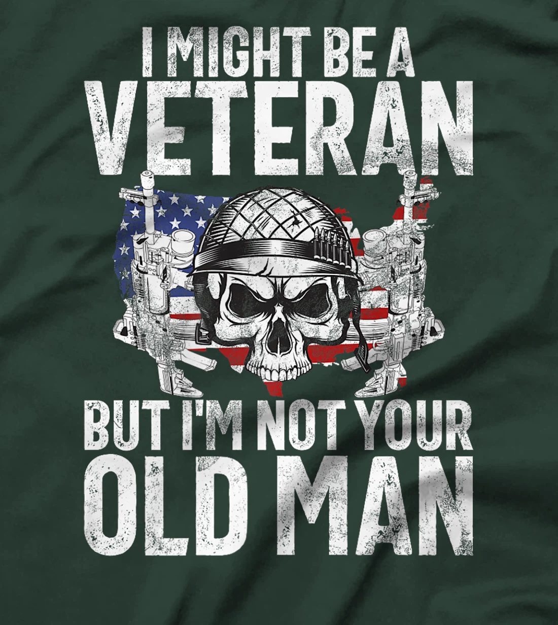 I Might Be a Veteran but I'm Not Your Old Man Veteran Premium T-Shirt