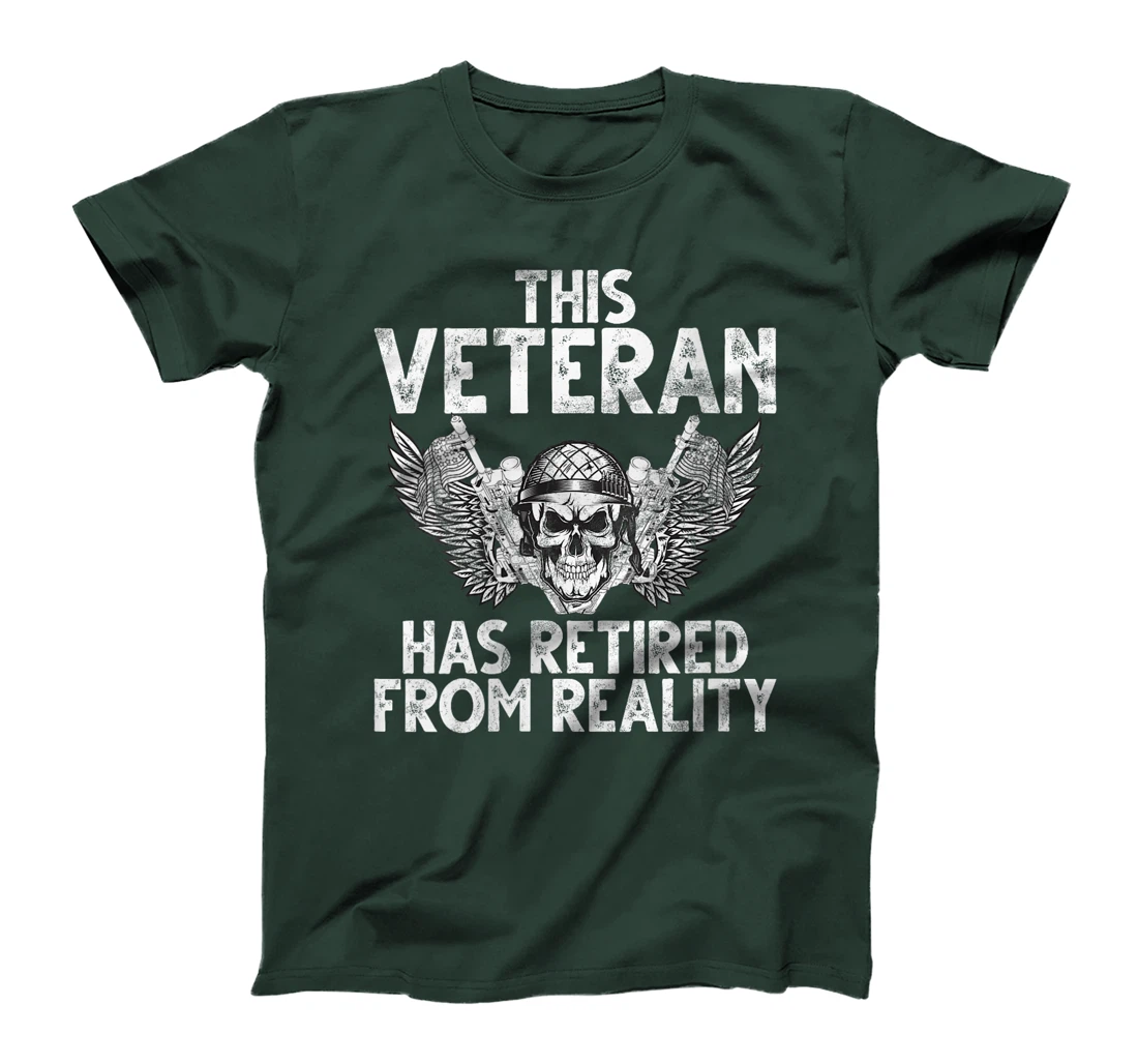 Womens This Veteran Has Retired from Reality Veteran T-Shirt