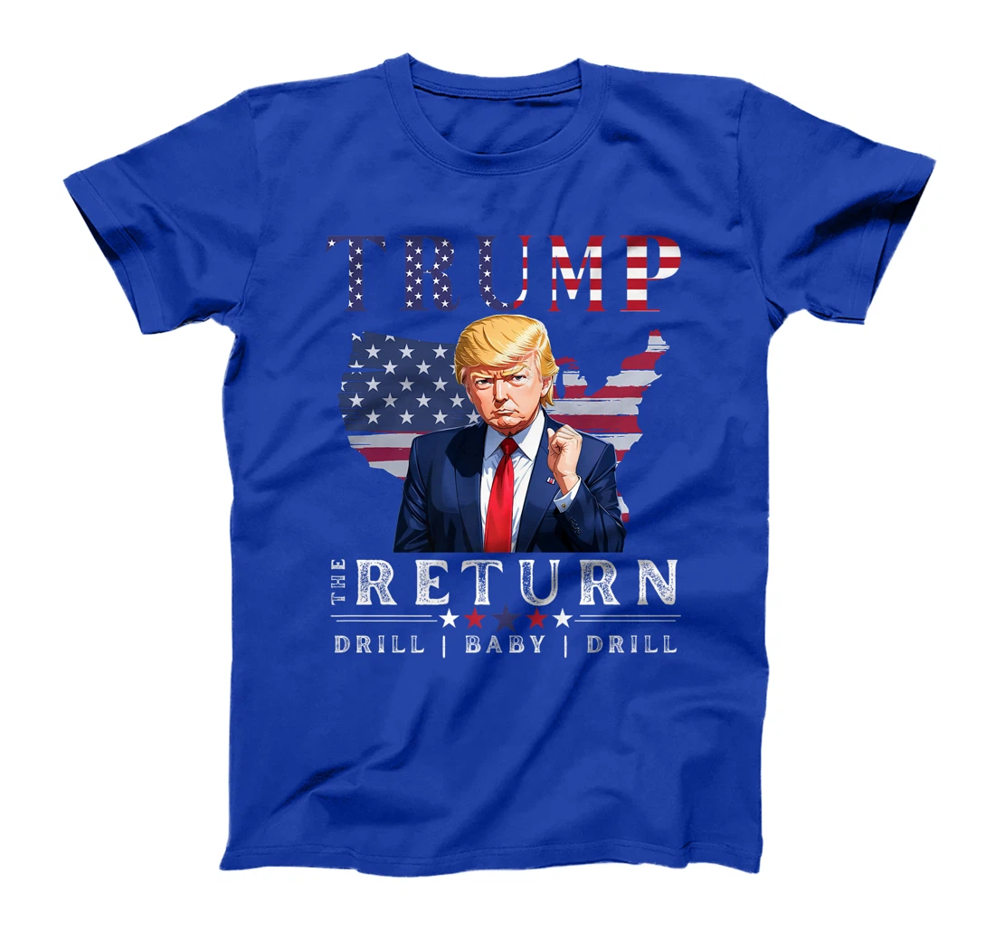 Donald Trump 2024: Drill Baby Drill- American Flag, Nov 5 Premium T-Shirt