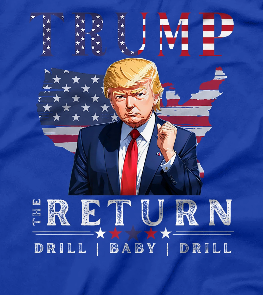 Donald Trump 2024: Drill Baby Drill- American Flag, Nov 5 Premium T-Shirt