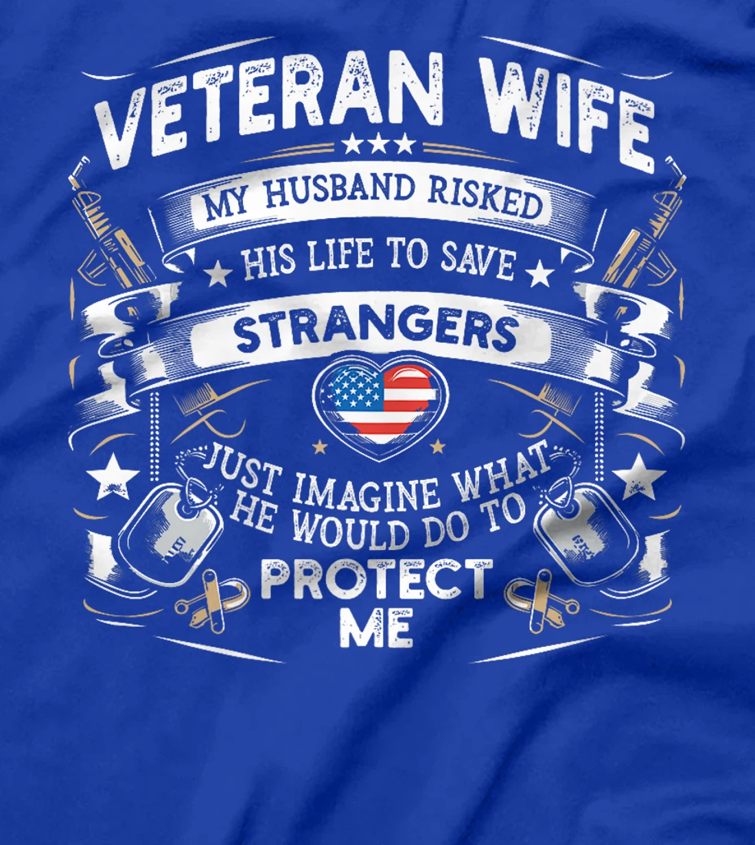 Womens Veteran Wife Army Husband Soldier Saying Military Spouse Day T-Shirt