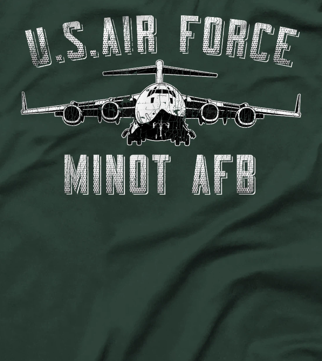 Minot AFB - Minot Air Force Base North Dakota Veteran T-Shirt